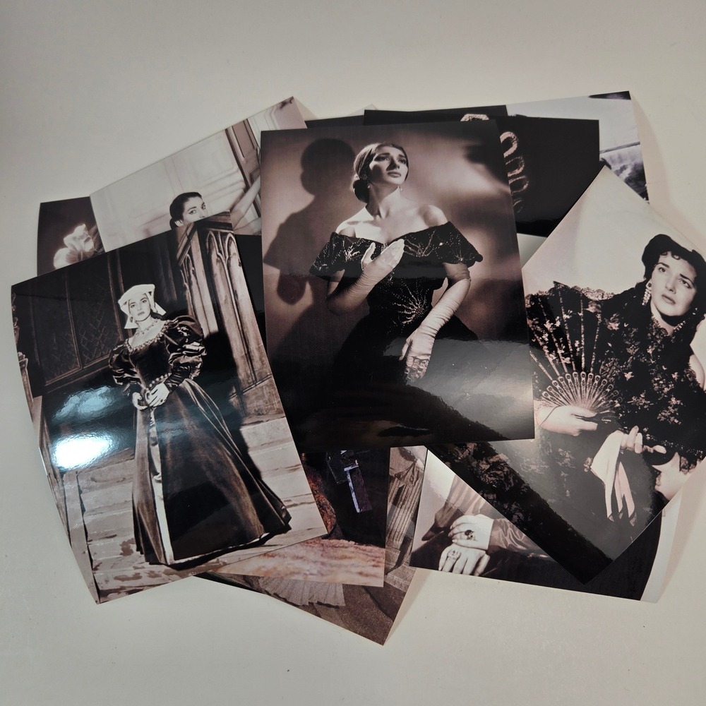Maria Callas Photo Lot 85 Opera Candids Portraits Glossy 5x7 B&W Color Reprints
